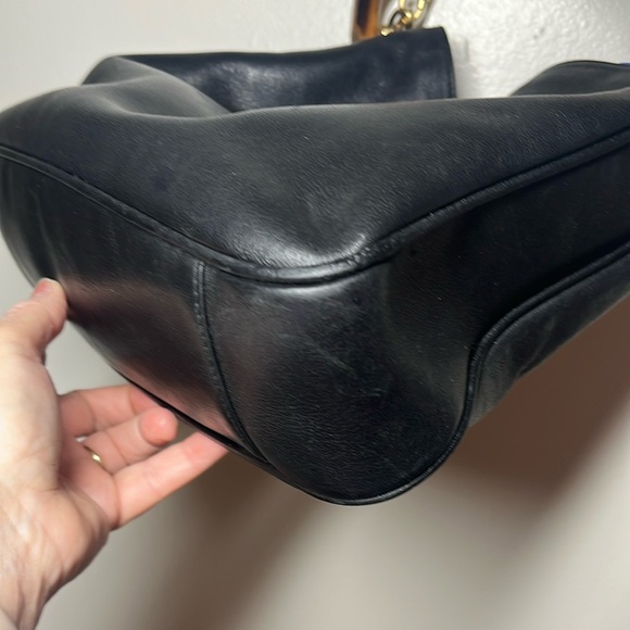 Gucci Lady Diana Two way purse Black w bamboo handles - Picture 3 of 13